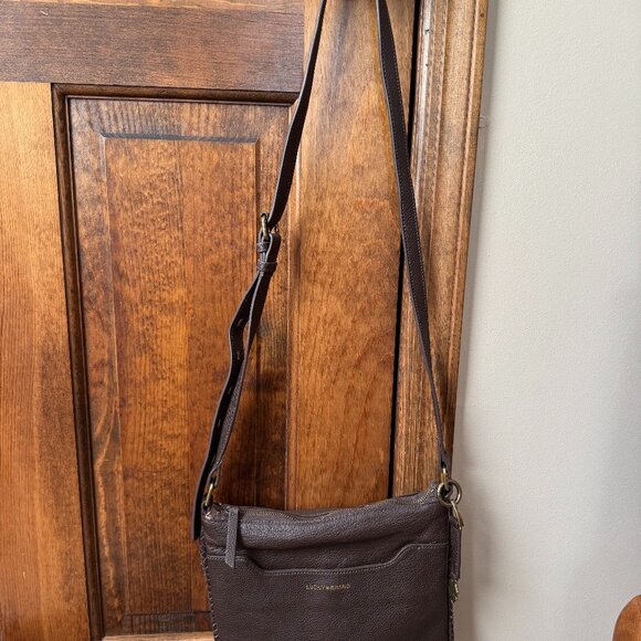 Lucky Brand Brown Leather Crossbody Bag - Picture 14 of 14